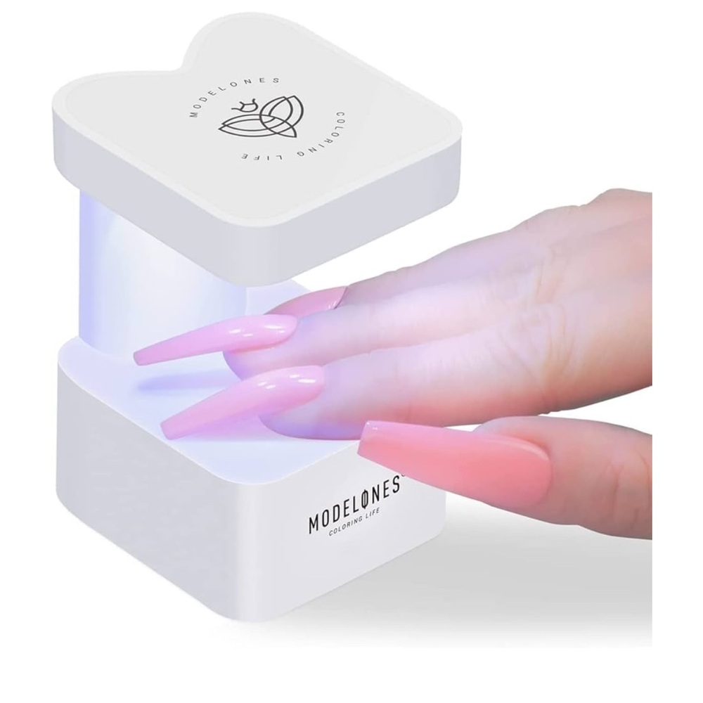White Nail Lamp with Timer